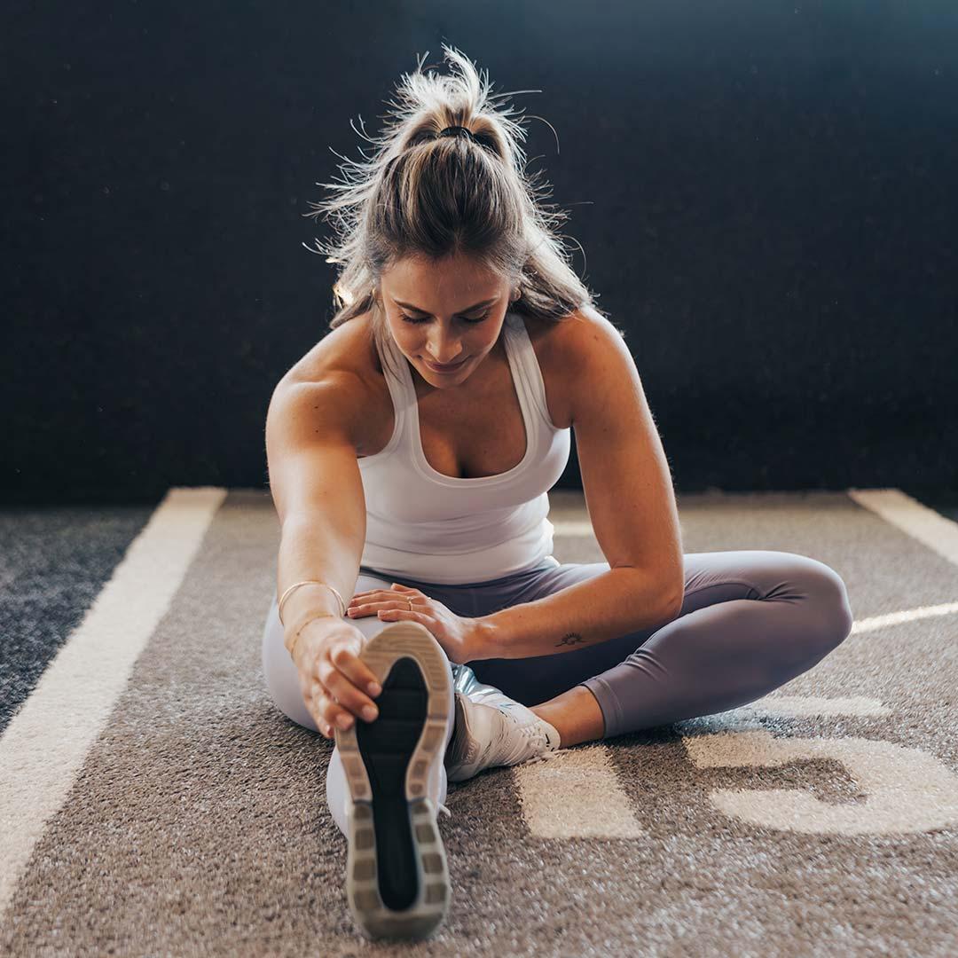 Woman Stretching